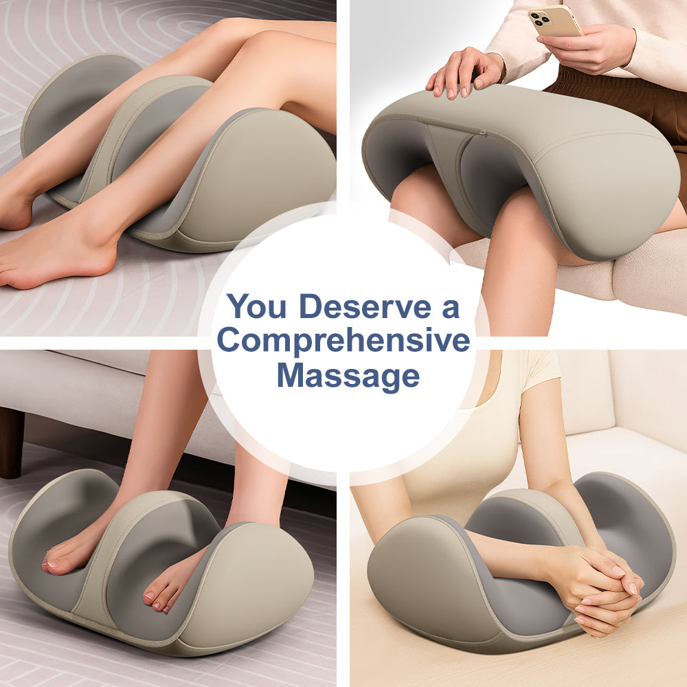 Shiatsu Foot Massager With Heat Kneading Calf Leg Arm Massage Relief